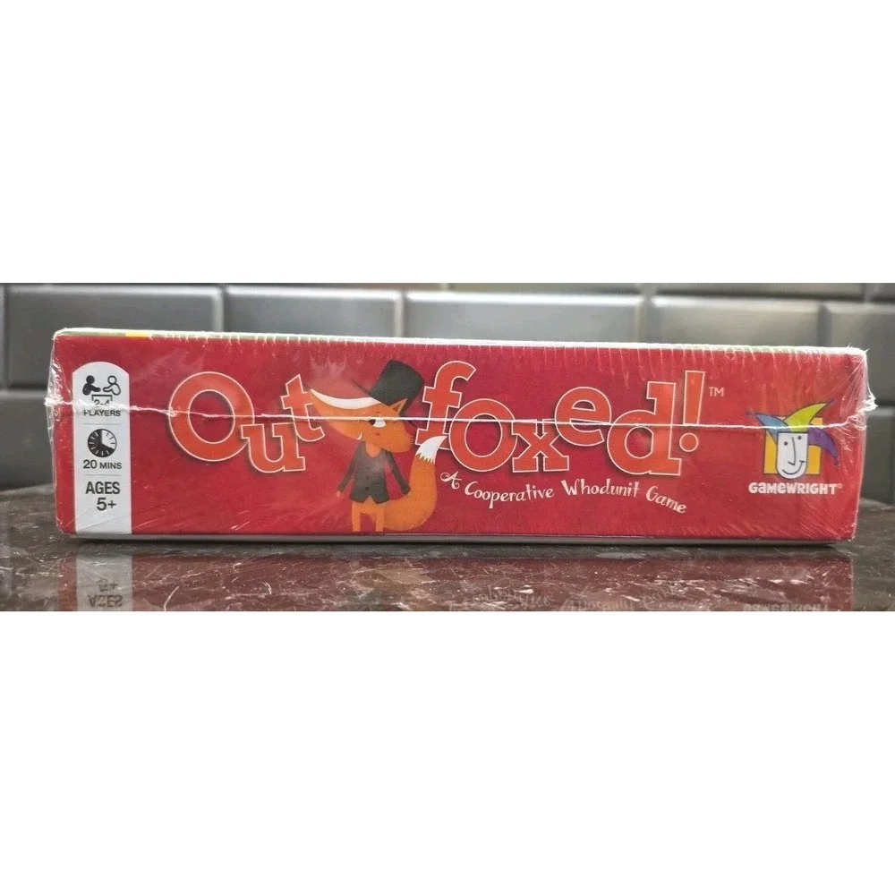 Outfoxed A Classic Who Dunnit Game For Preschoolers, 4 players NIB NEW Sealed